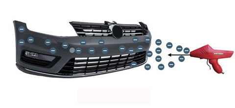 Antistat gun static bumper panel example no static